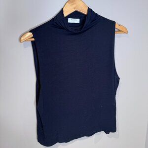 Babaton (Aritzia) - Black Sleeveless Turtleneck - Size Large